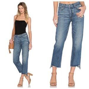GRLFRND Helena jeans in color close to you Cropped Denim Jeans